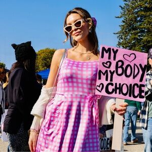 Pink Gingham Sundress